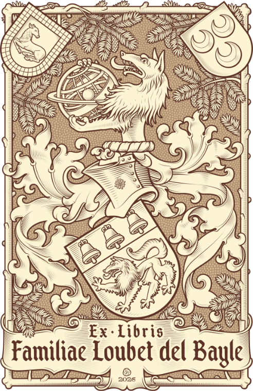 Ex libris armorié, Vadym Burla