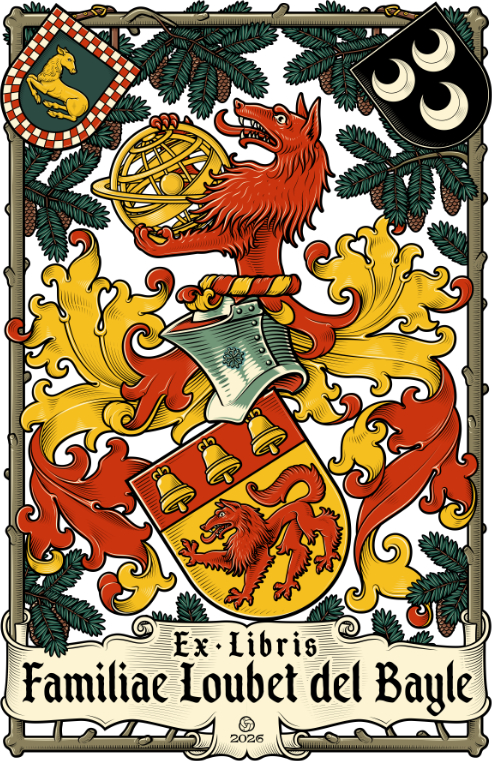 Ex libris Famille Loubet del Bayle, Vadym Burla