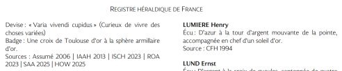 Registre héraldique de France, Héraldique française vivante, Loubet del Bayle