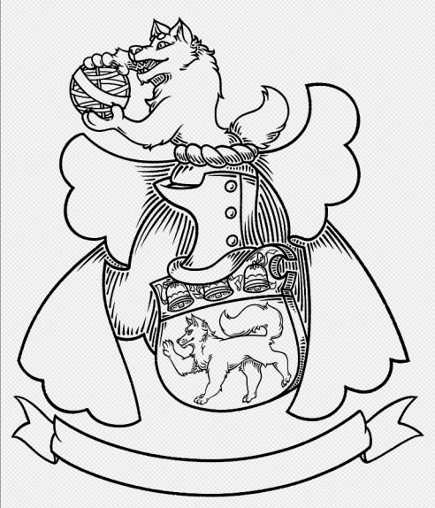 Esquisse de blason Loubet del Bayle, Vega Gwyllgi Solari