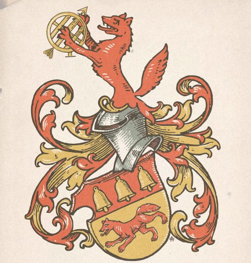 Armoiries Loubet del Bayle par Lukáš Podlipný dans le style du Wappenbuch des Westfälischen Adels