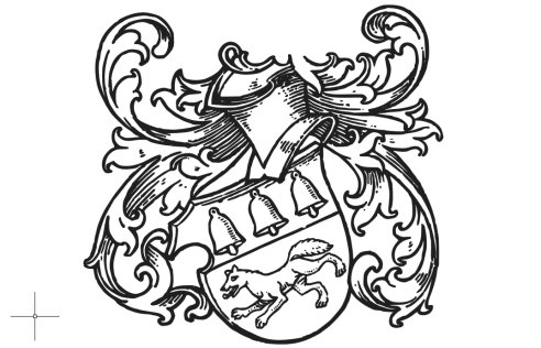 Armoiries Loubet del Bayle, style Wappenbuch des Westfälischen Adels, Lukáš Podlipný