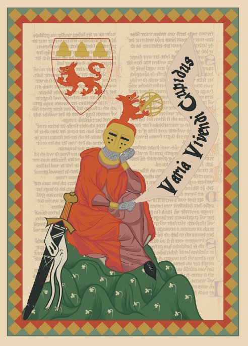 Composition dans le style du Codex Manesse par Mario Pérez López