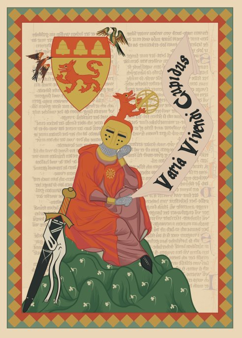 Composition dans le style du Codex Manesse par Mario Pérez López