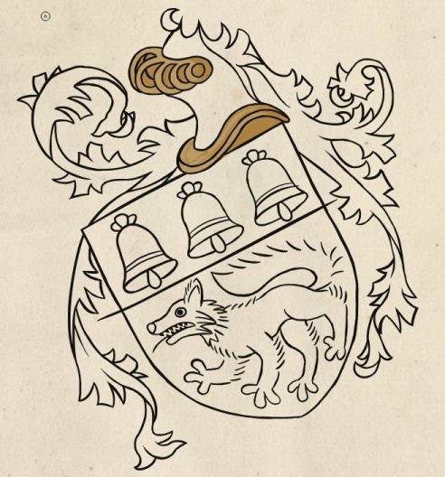 Esquisse d'armoiries Loubet del Bayle par Alexis dans le style Eichstätter