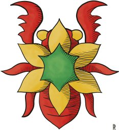 Badge Rattila héraldiste