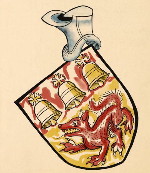 Esquisse d'armoiries Loubet del Bayle par Alexis dans le style Scheibler