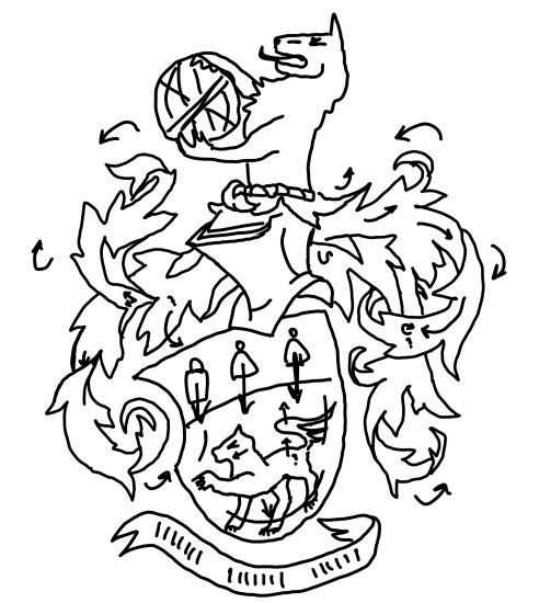 Esquisse de blason Loubet del Bayle, Tobias Frick