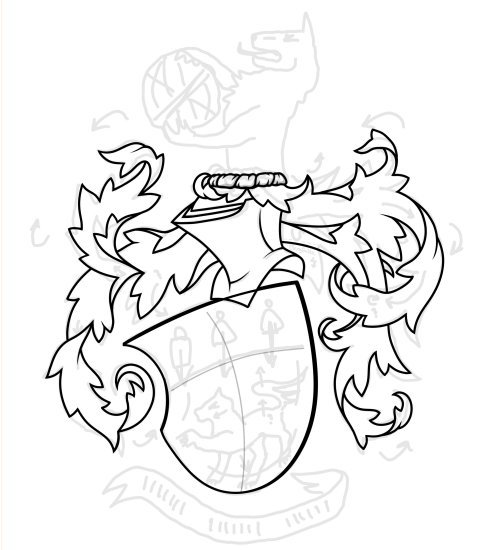 Esquisse de blason Loubet del Bayle, Tobias Frick