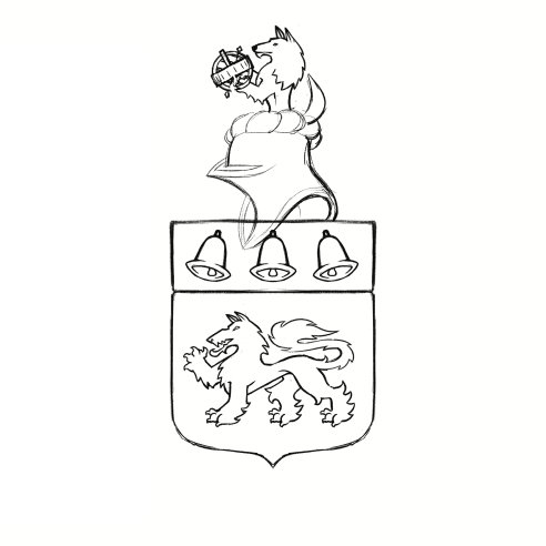 Esquisse de blason Loubet del Bayle, Tristan Souchon