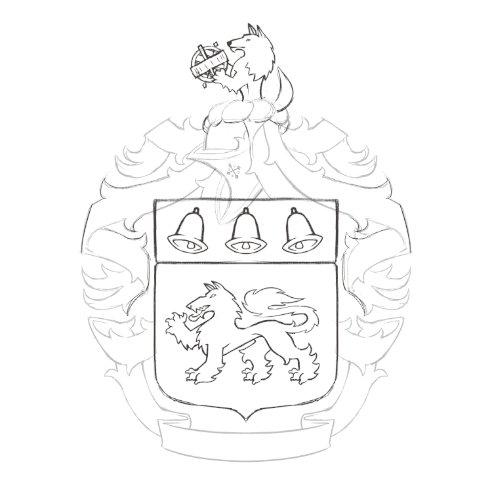 Esquisse de blason Loubet del Bayle, Tristan Souchon