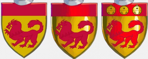 Esquisse, Armoiries 2D Loubet del Bayle par Firebet