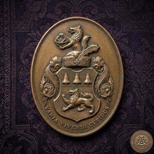 Ex libris armorié Loubet del Bayle par Alex Chudov