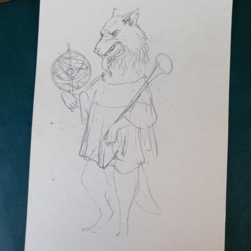 Loup au tabard Loubet del Bayle par Kilian Horn