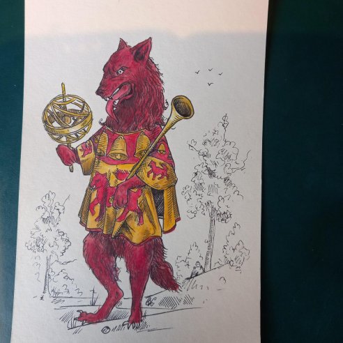 Loup au tabard Loubet del Bayle par Kilian Horn