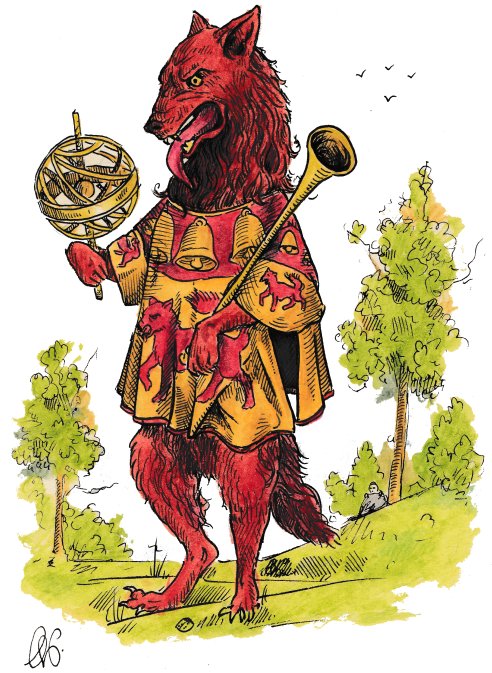 Loup au tabard Loubet del Bayle par Kilian Horn