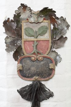 Armoiries funéraires de Ernst Hansson Lindelöf, Église de Sauvon