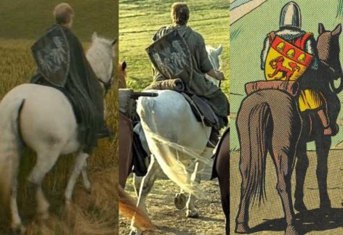 Chevalier des sept royaumes aux armes Loubet del Bayle par Luke Anderson