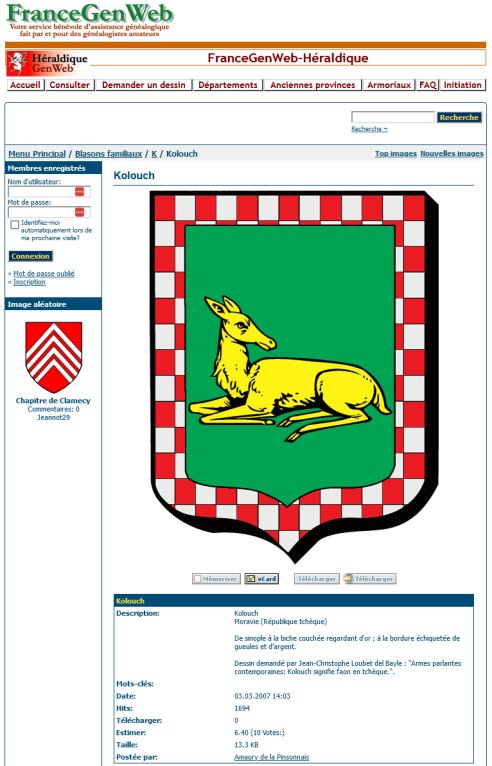 Banque du Blason, 2007