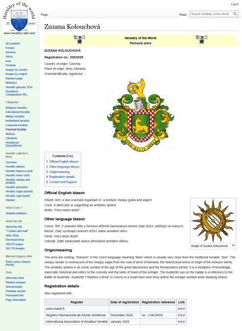 Heraldry of the World