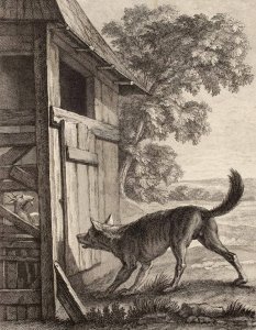 Le loup, la chêvre et le chevreau, fable de La Fontaine