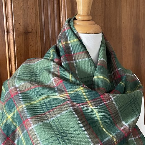 Tartan de chasse Loubet del Bayle, Tissage Laurence Caillet, Tartan & Cie