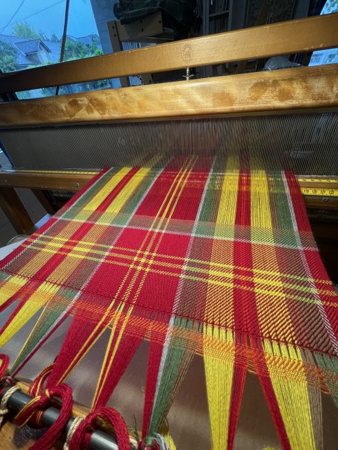 Tartan Loubet del Bayle, Tissage Laurence Caillet, Tartan & Cie
