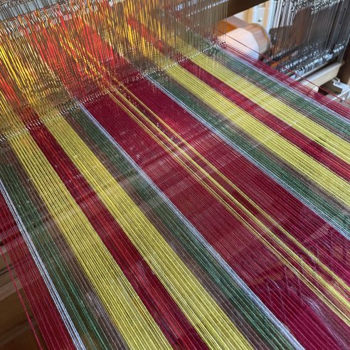 Tartan Loubet del Bayle, Tissage Laurence Caillet, Tartan & Cie